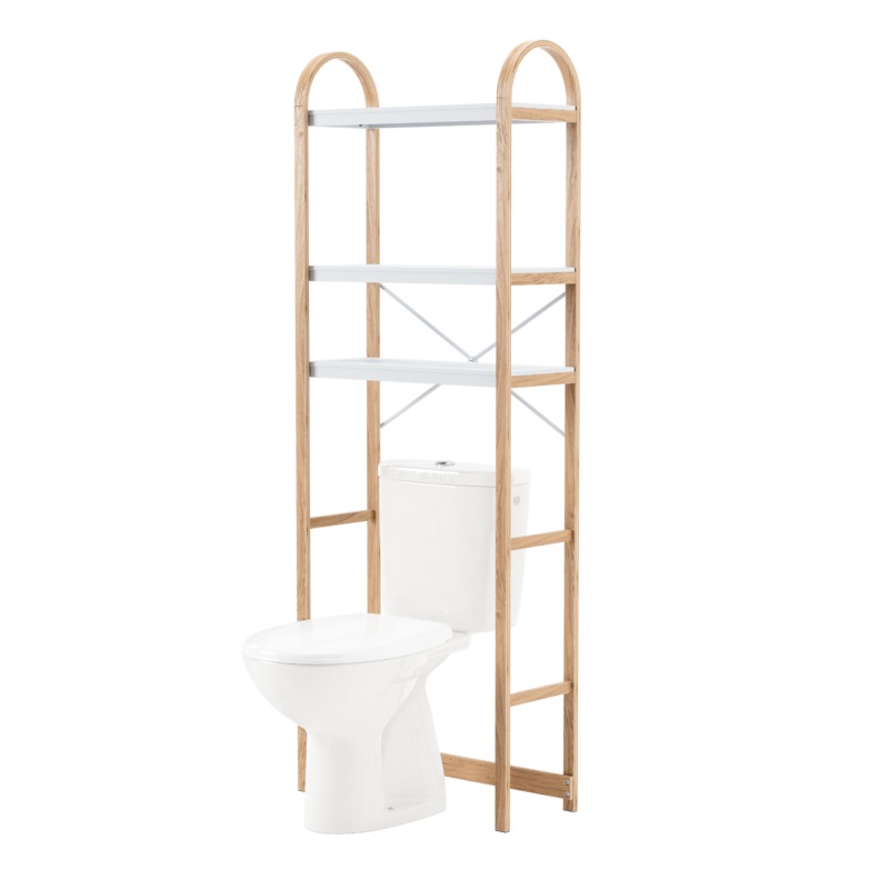 Bellwood Over Toilet Shelf - White/Natural