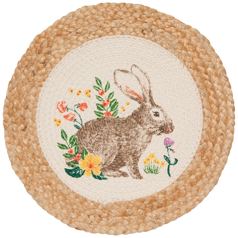 Braided Placemat - Easter Bunny