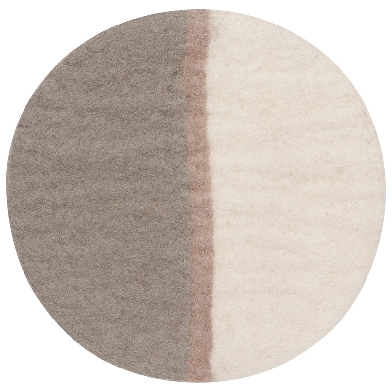 Felted Wool Trivet - Quarry
