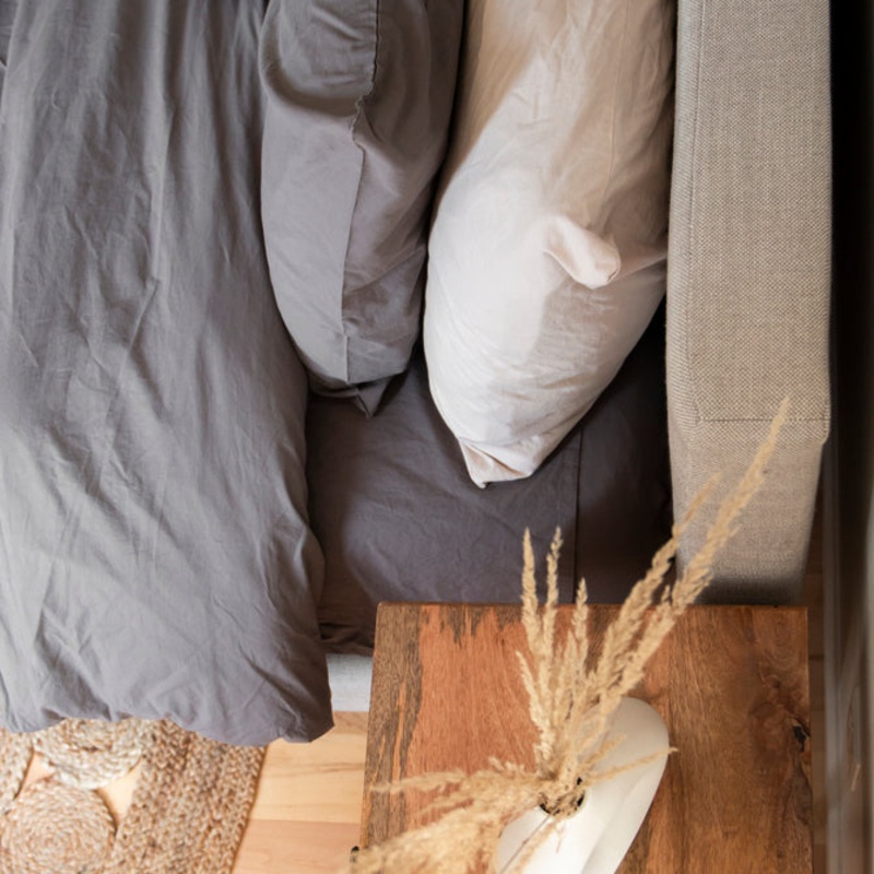 King Fitted Sheet - Ash