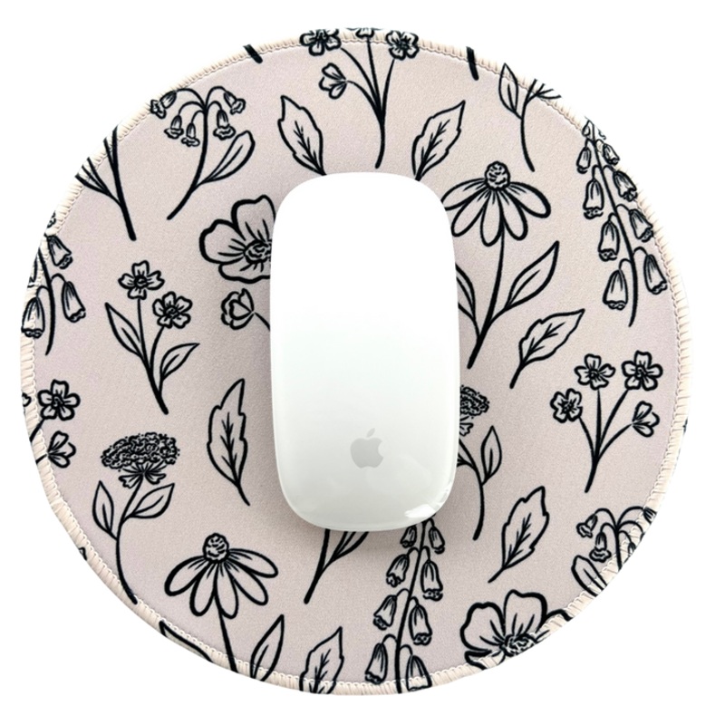 Pressed Floral Mousepad