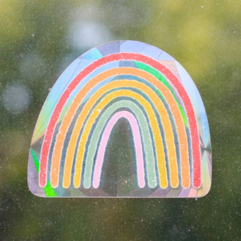 Rainbow Sun Catcher Window Decal
