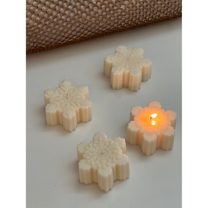 Snowflake Candle