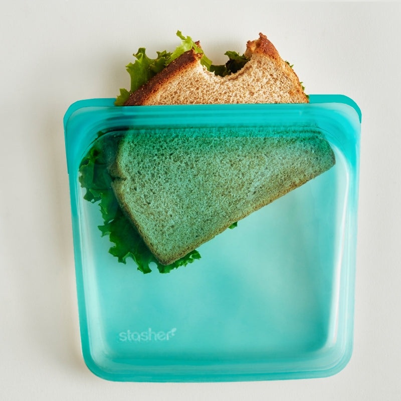 Stasher Sandwich Bag - Aqua