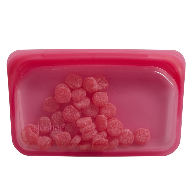Stasher Snack Bag - Raspberry