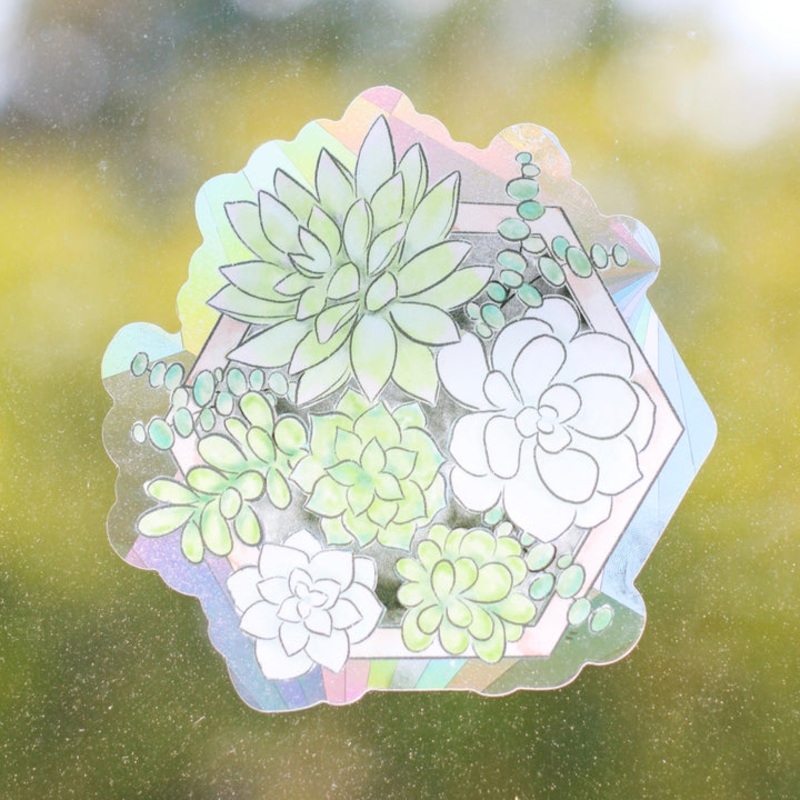 Succulent Planter Sun Catcher