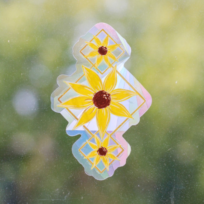 Three Sunflowers Sun Catcher