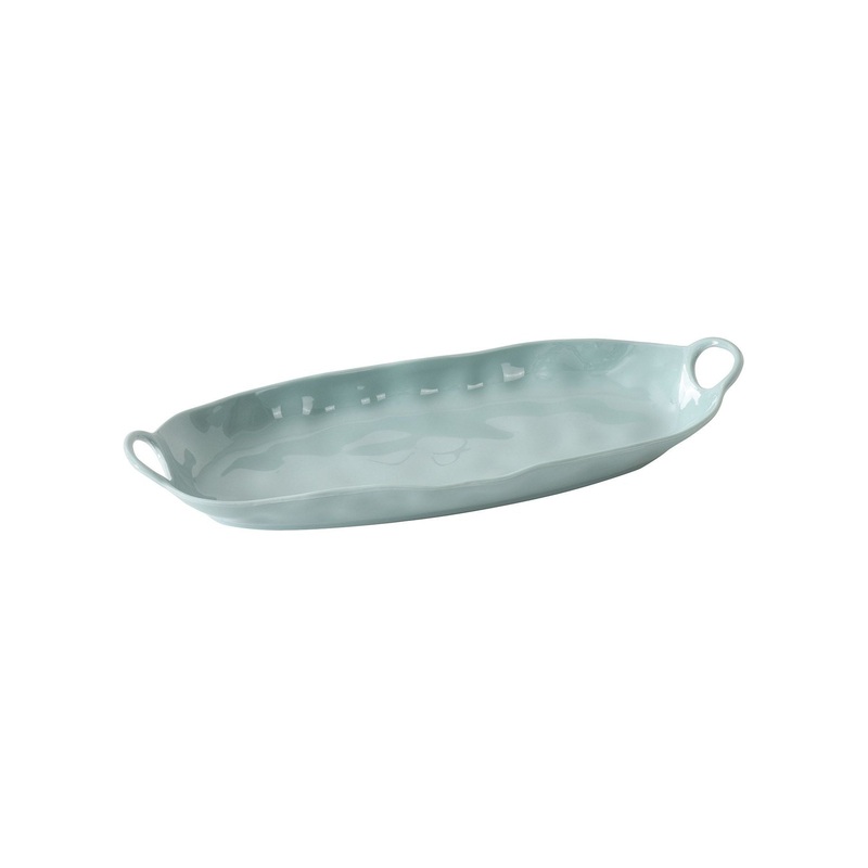 Aqua Long Serving Bowl