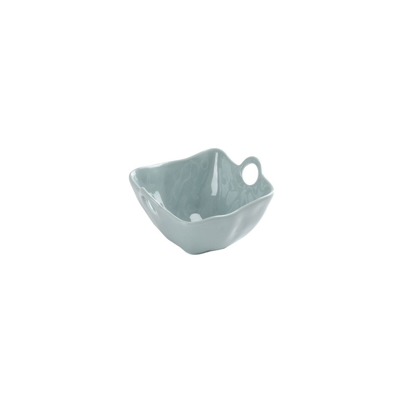 Aqua Melamine Snack Bowl