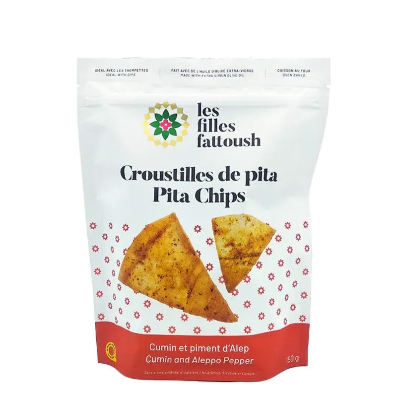 Cumin and Alepo Pepper Pita Chips