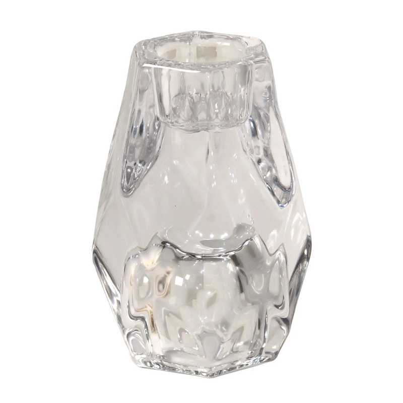Large Clear Kye Candle Holder