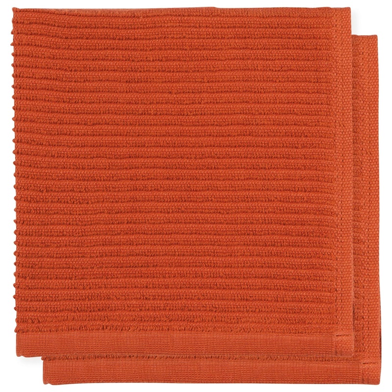 Ripple Dishcloth Set - Rust
