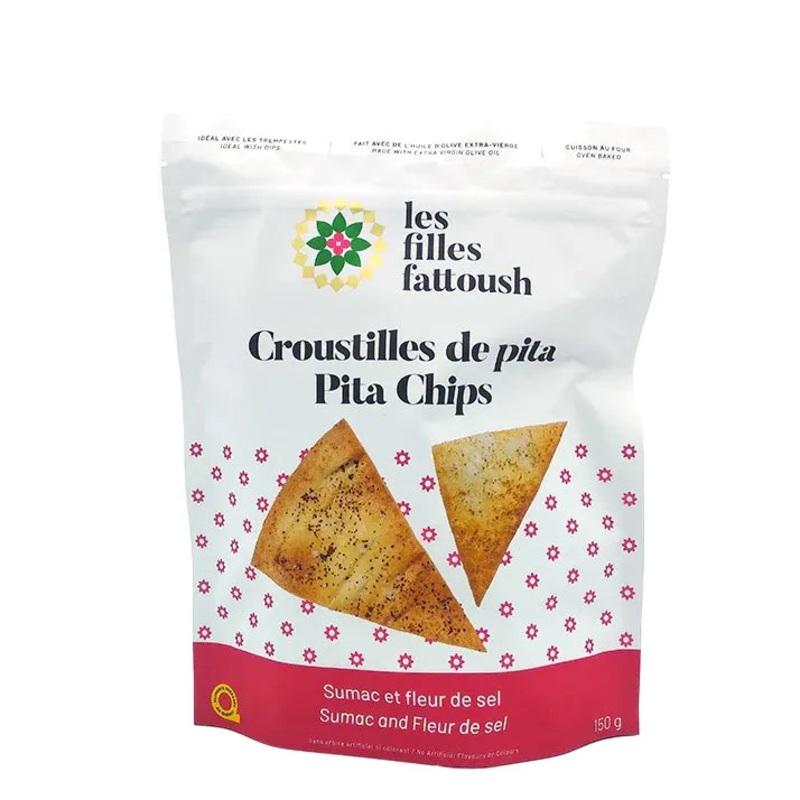 Sumac and Fleur de Sel Pita Chips
