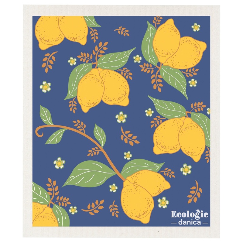 Swedish Dishcloth - Provencal Lemons