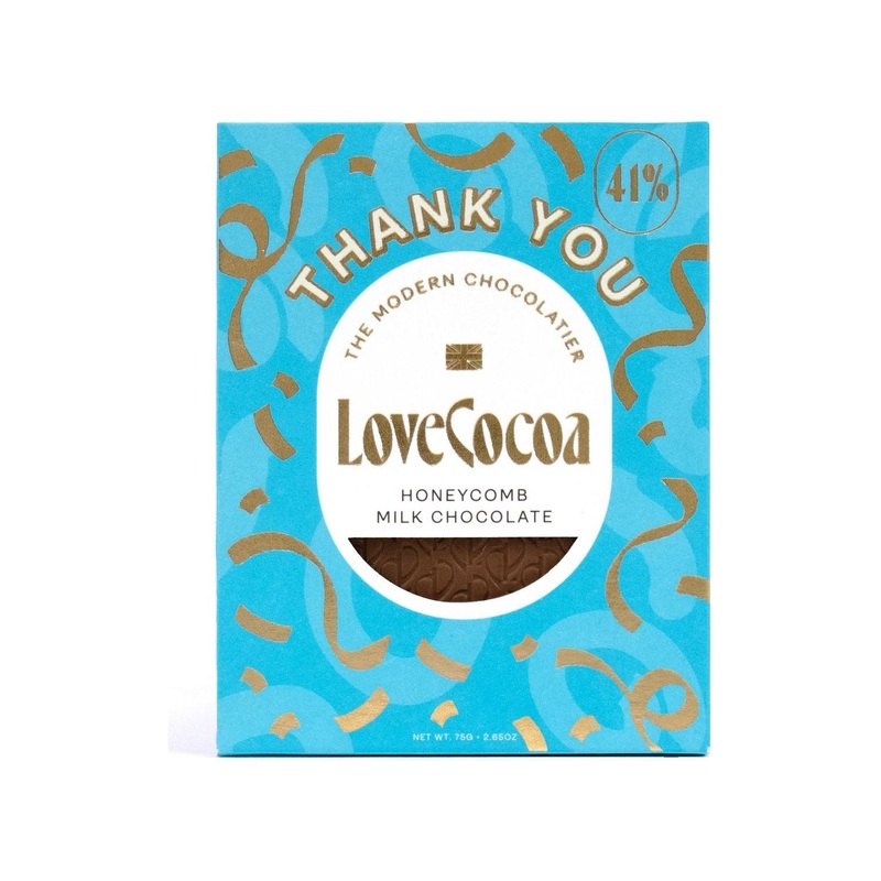 Thank You - Honeycomb Milk Chocolate Bar
