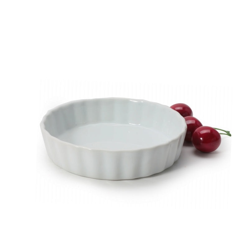 White Quiche Dish - 12.5 cm