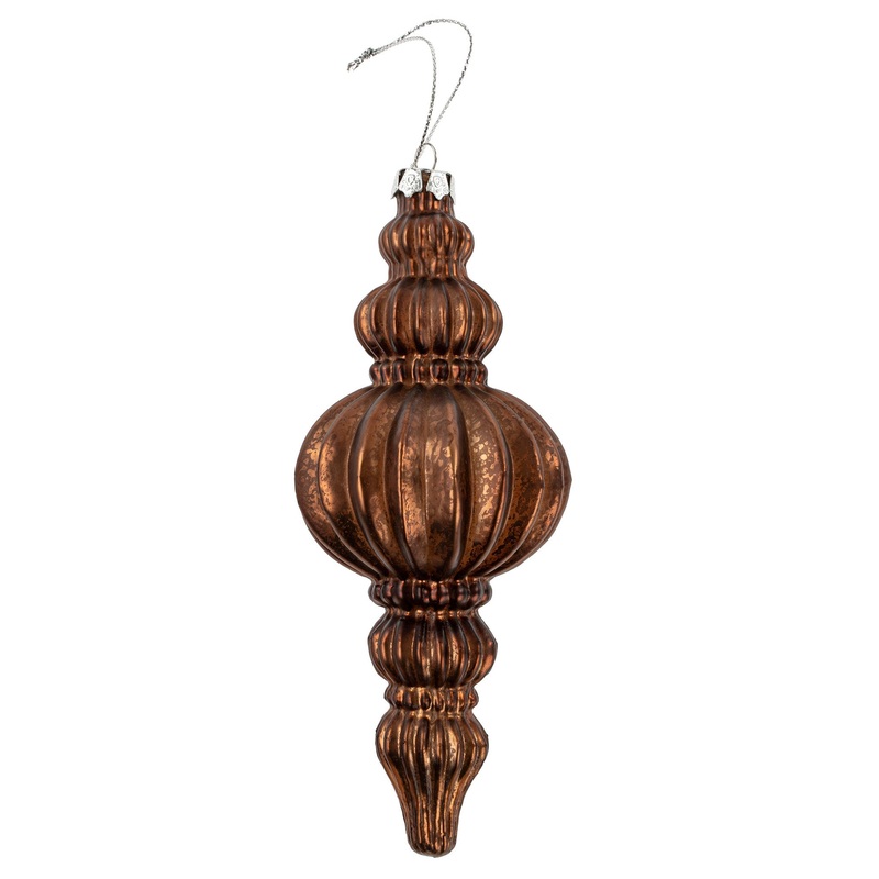 Brown Belle Spindle Ornament