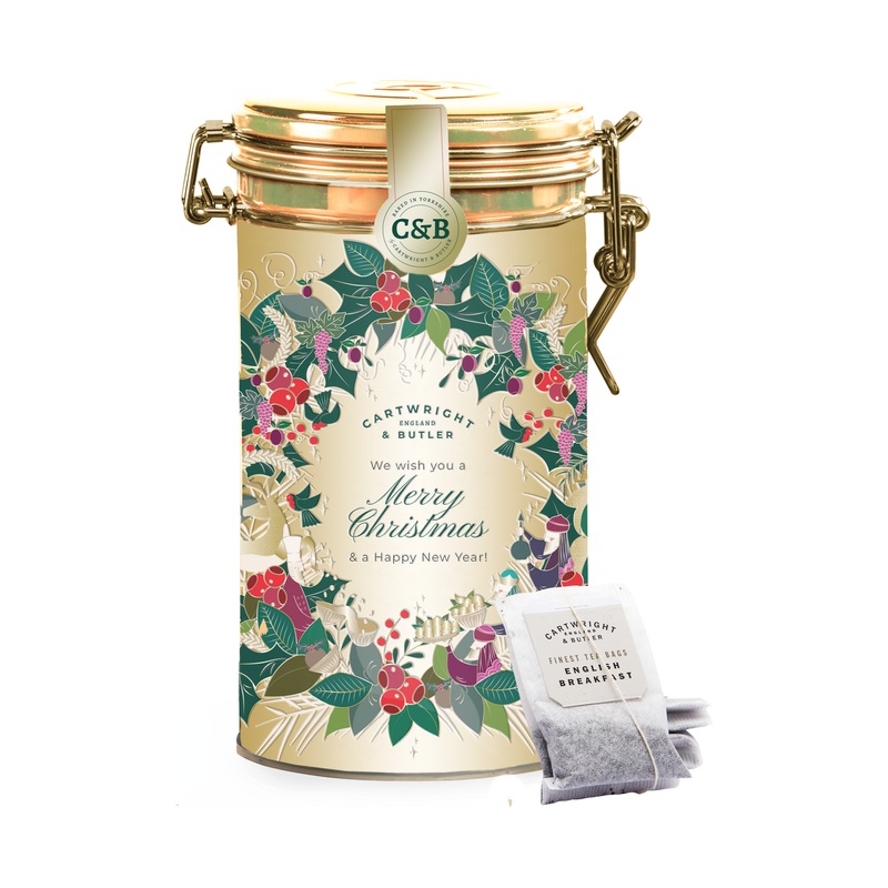 Cartwright & Butler Merry Christmas Tin