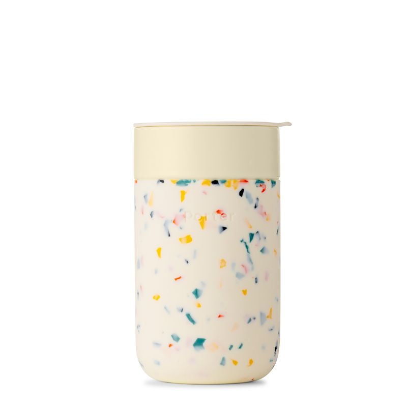 Ceramic Travel Mug - Terrazzo Cream