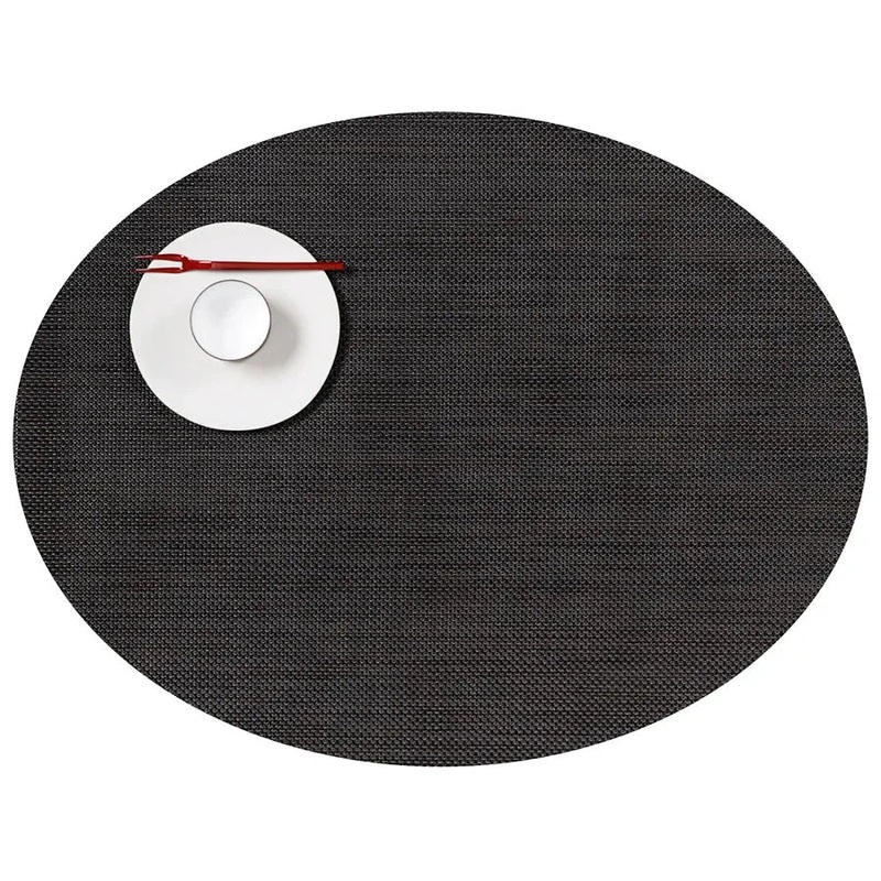 Chilewich MiniBasket OvalTable Mat - Espresso