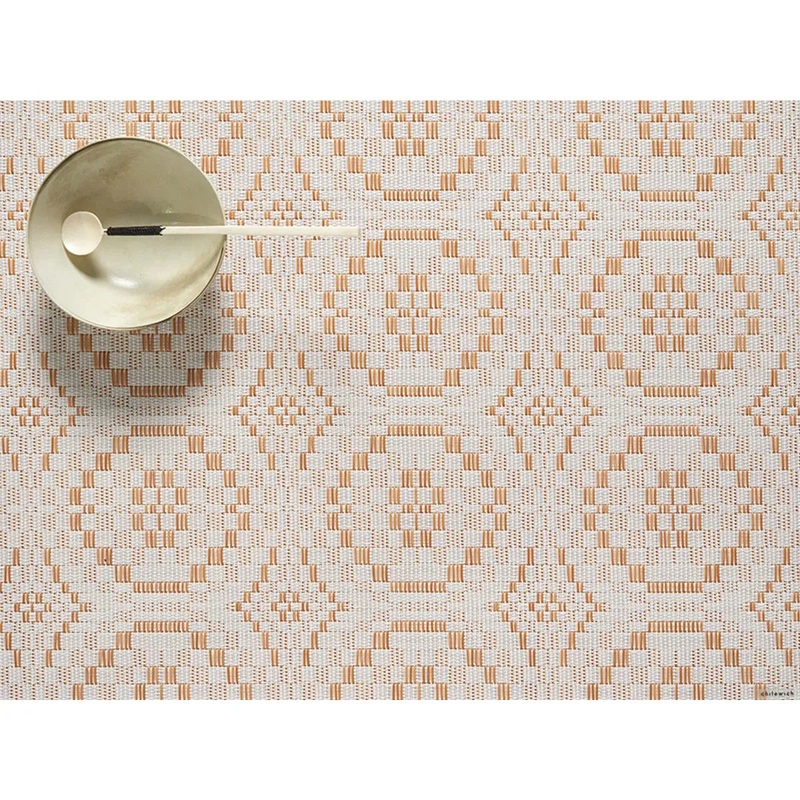 Chilewich Overshot Table Mat - Butterscotch
