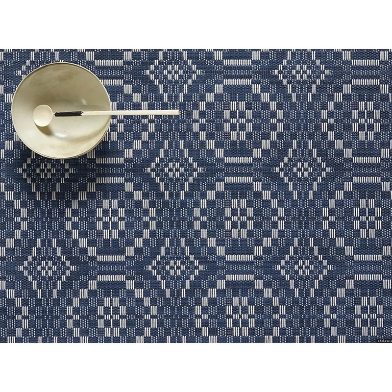 Chilewich Overshot Table Mat - Denim