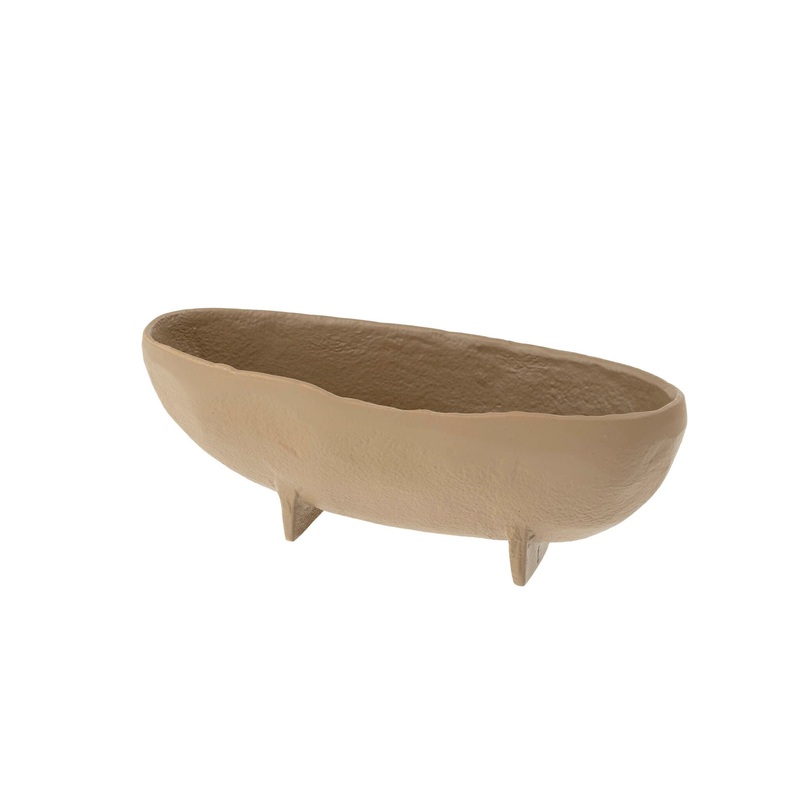 Clay Rockform Footed Dish