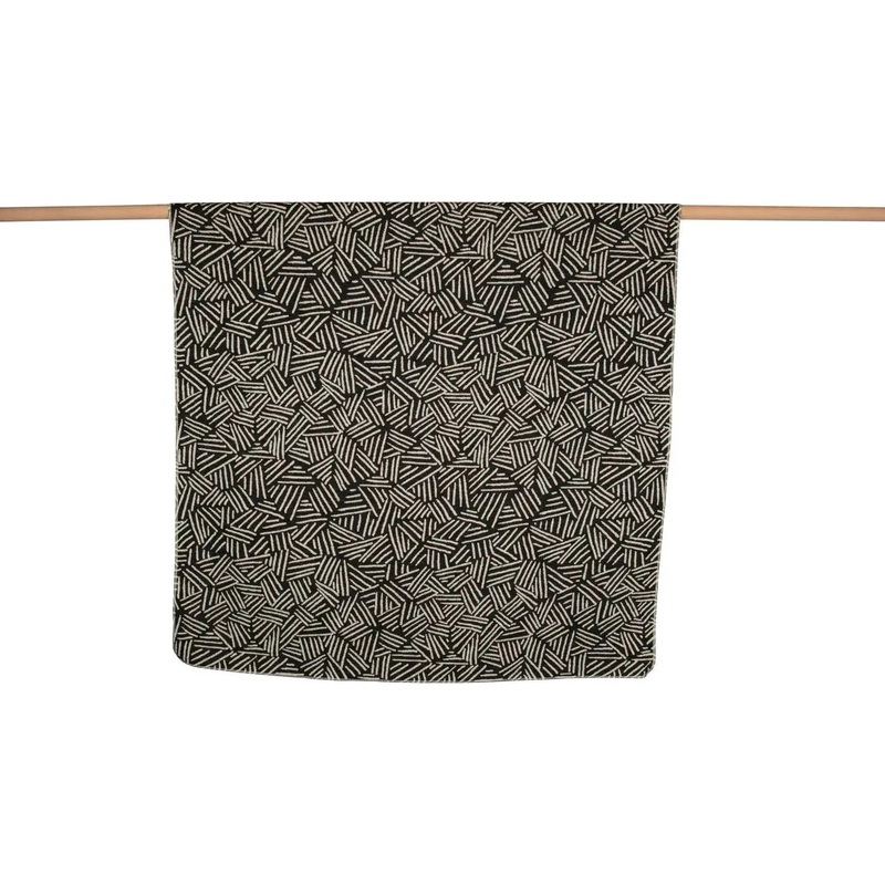 David Fussennegger Blanket - Mikado Sticks Black