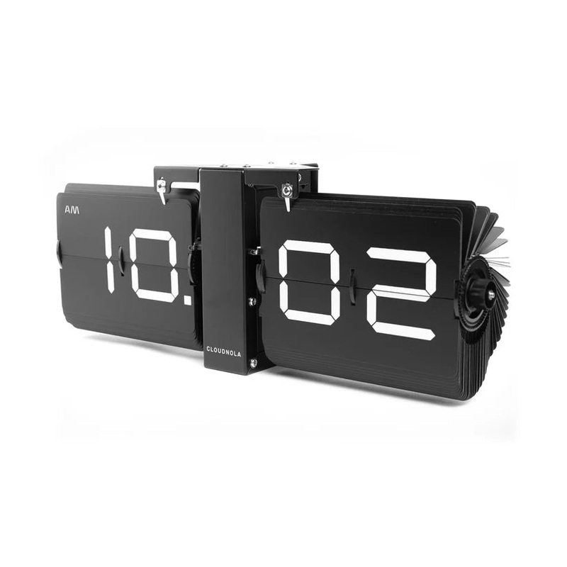 Flipping Out Clock - Black