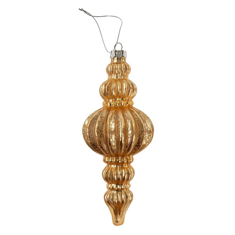 Gold Belle Spindle Ornament