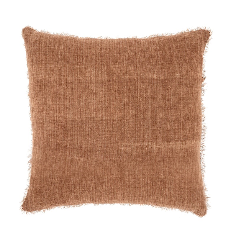 Lina Linen Pillow 20"x20" - Rooibos
