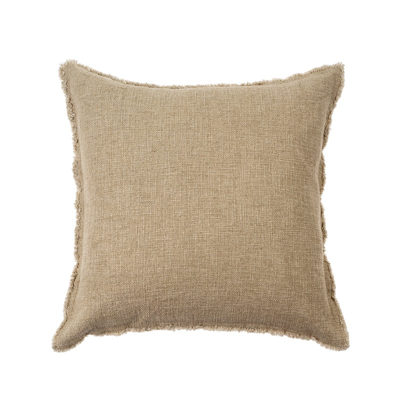 Selena Linen Pillow 20"x20" - Beige