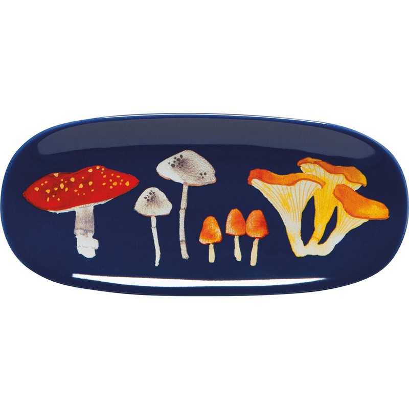 Shaped Dish - Field Mushrooms
