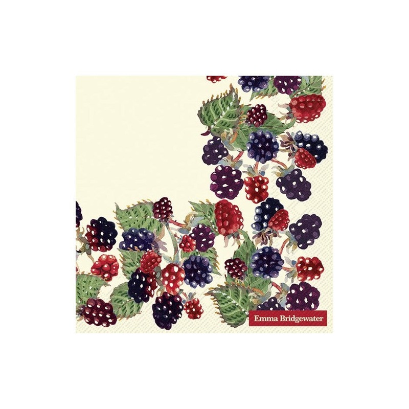 Blackberries Paper Napkins - Lunch