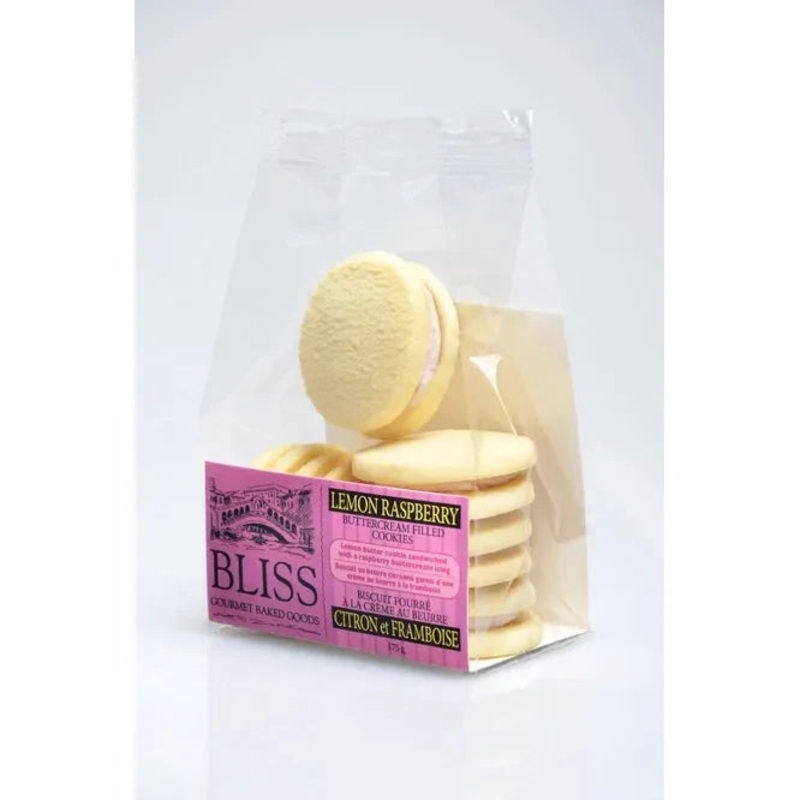 Bliss Lemon Raspberry Sandwich Cookies