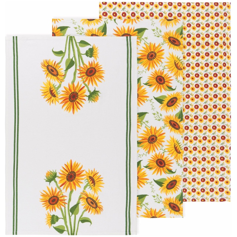 Floursack Tea Towel Set - Sunflower Splendor