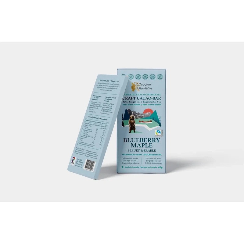 GOOD Chocolatier Blueberry Maple Bar