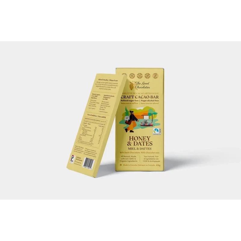 GOOD Chocolatier Honey & Dates Bar