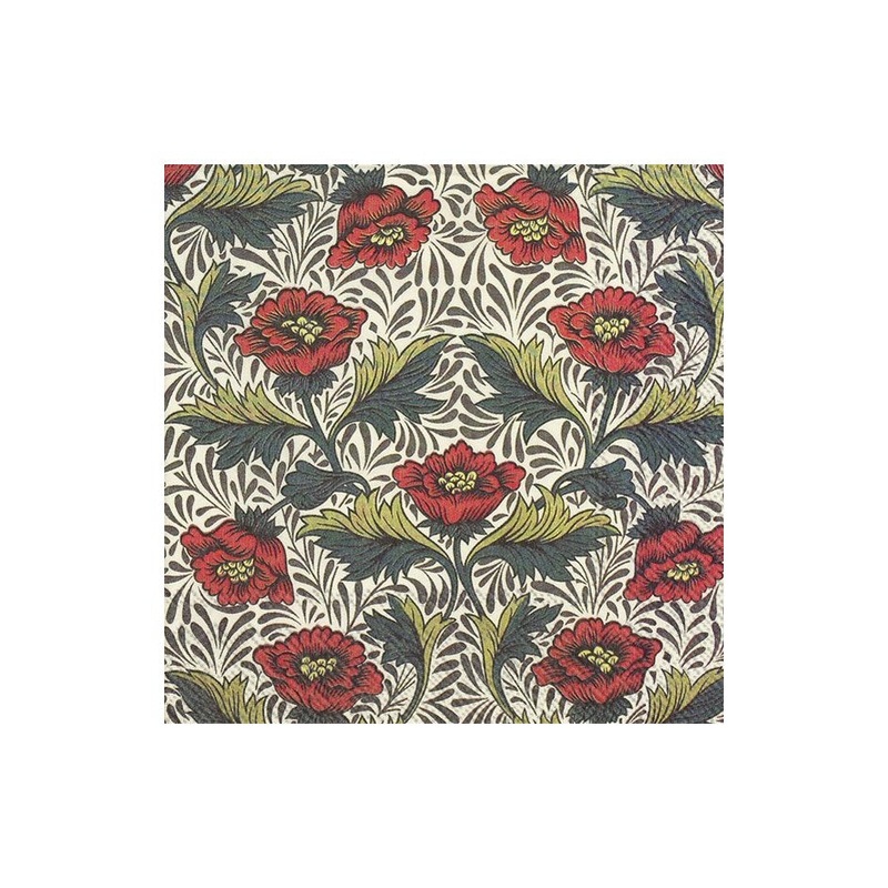 Peony Paper Napkins - Lunch