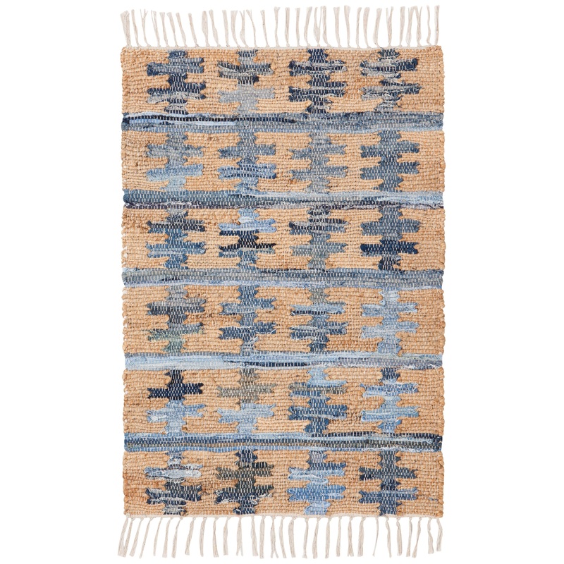 Reverb Denim Chindi Rug 2' x 3'