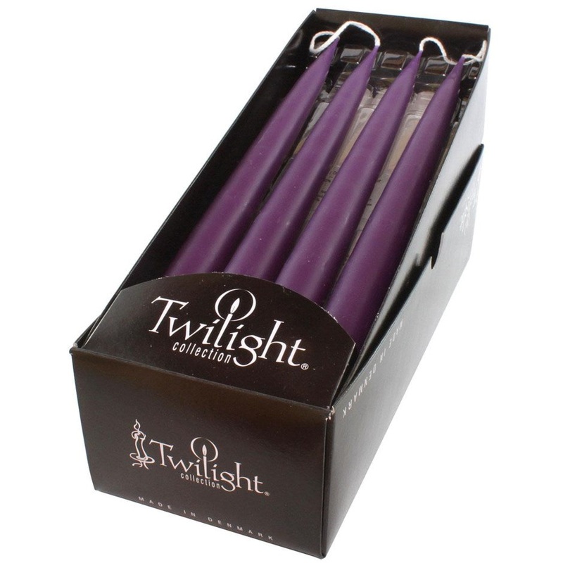 Taper Candle Pair - Violet