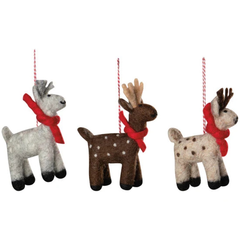 Arctic Deer Ornament - Assorted