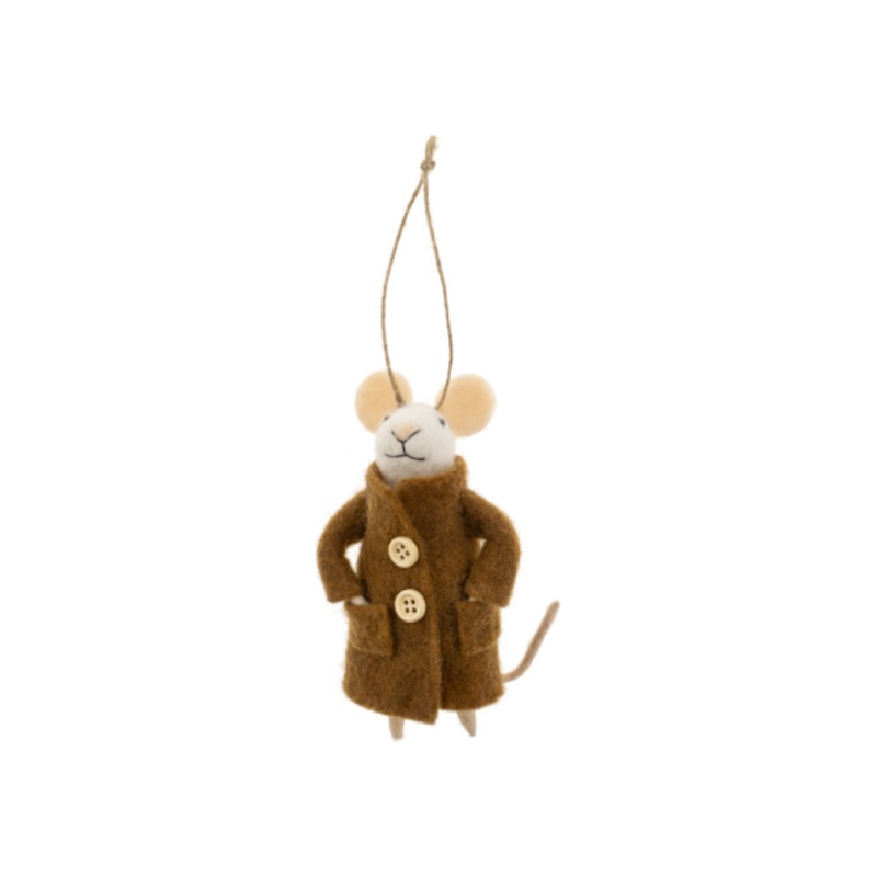 Bundled Bruce Mouse Ornament