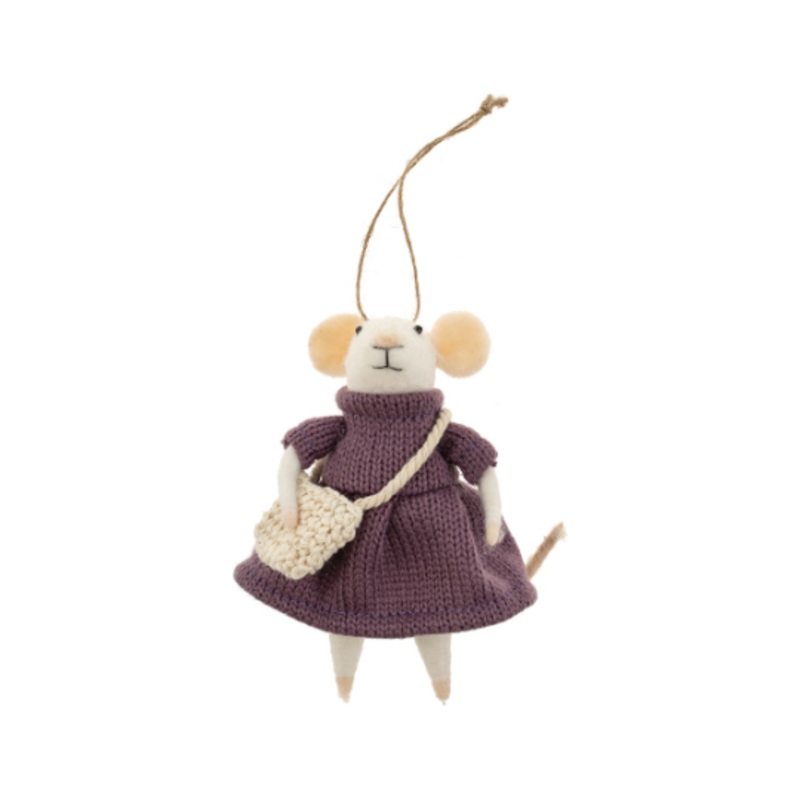 Craft Fair Carla Mouse Ornament