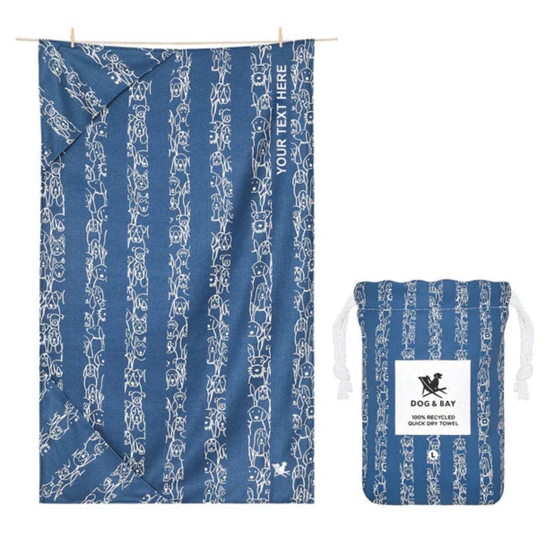 Dock & Bay Large Dog Towel - Puppy Party