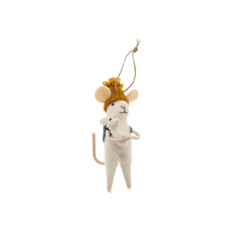 Doting Dad Mouse Ornament