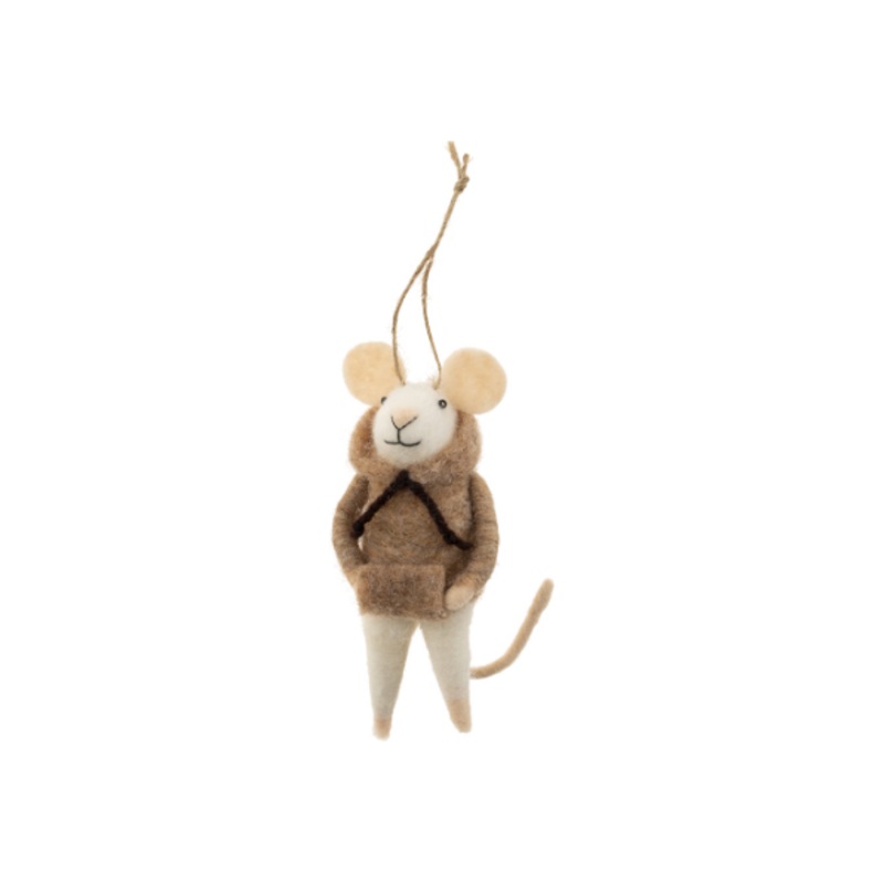 Hoodie Harrison Mouse Ornament