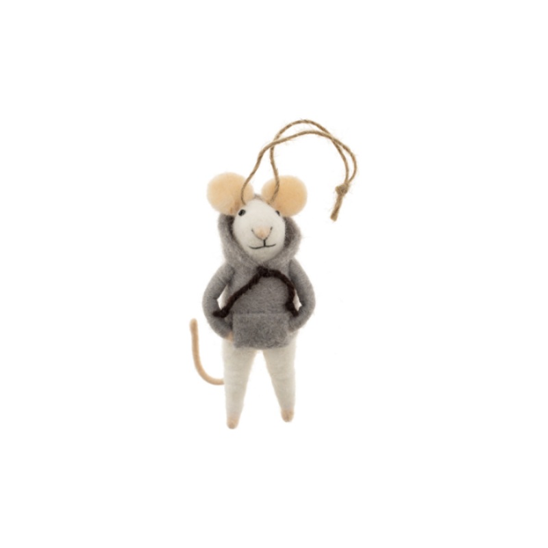 Hoodie Hayden Mouse Ornament