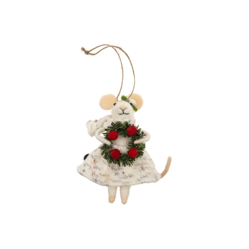 Jolly Julia Mouse Ornament