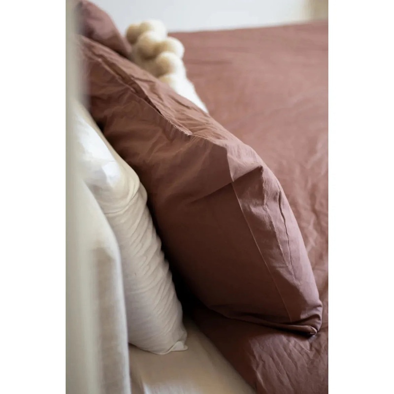 King Pillow Case Set - Chestnut